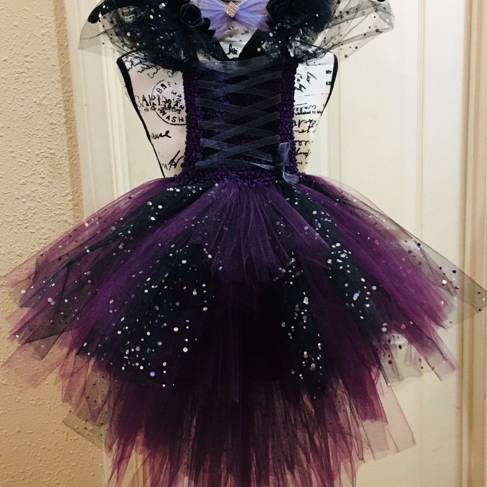 MALEFICENT couture tutu dress/costume - Picture 2 of 7